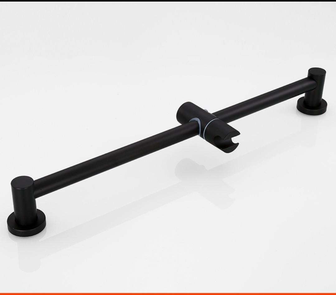 Black Shower Rail, Furniture & Home Living, Bathroom & Kitchen Fixtures