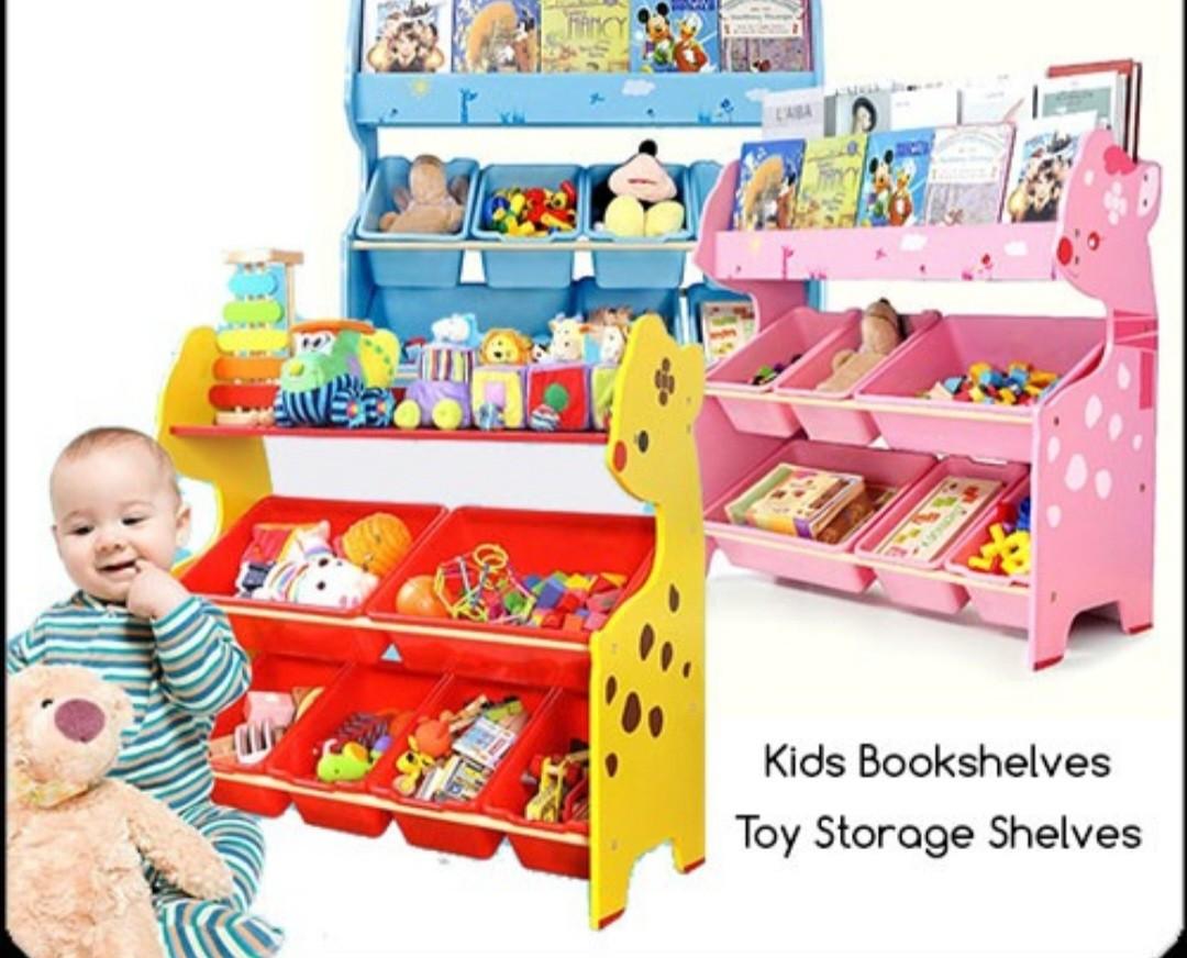 BNIB 3 tiers kids toy storage+bookshelf, Babies & Kids, Baby Nursery