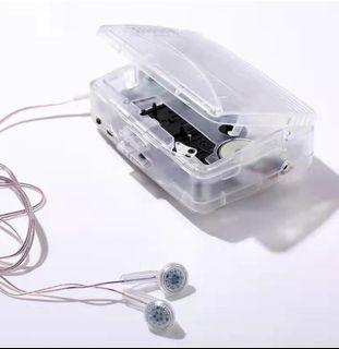 Brand new Transparent Cassette Player Nostalgia Retro gift