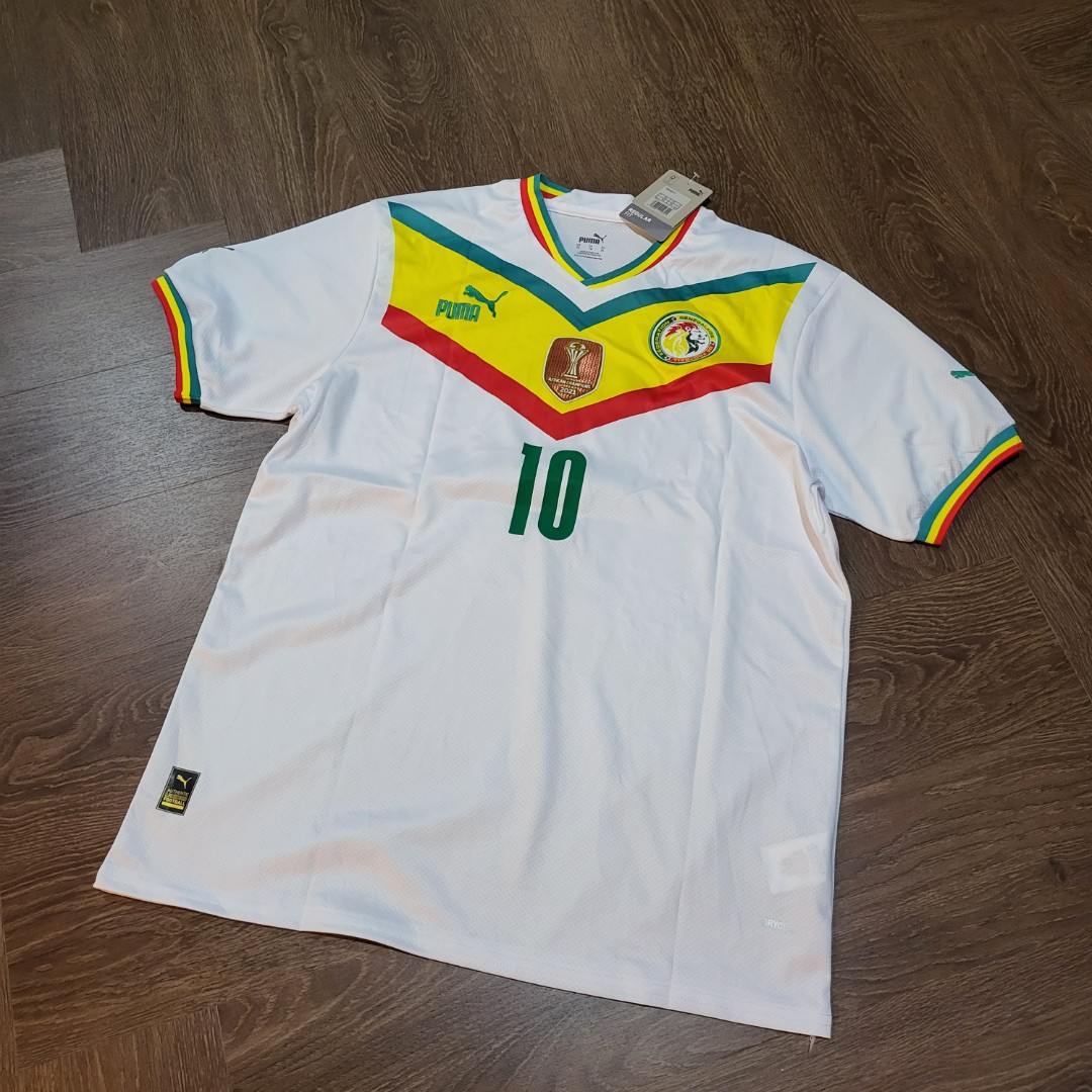 Puma Senegal Away 2022 10 Mane Jersey - Futfanatics