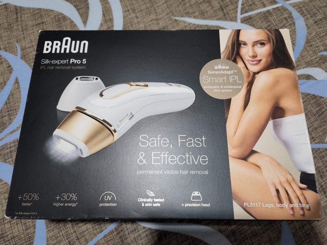 Braun Silk Expert Pro 5 IPL Hair Removal (PL5117), Beauty & Personal Care,  Bath & Body, Hair Removal on Carousell
