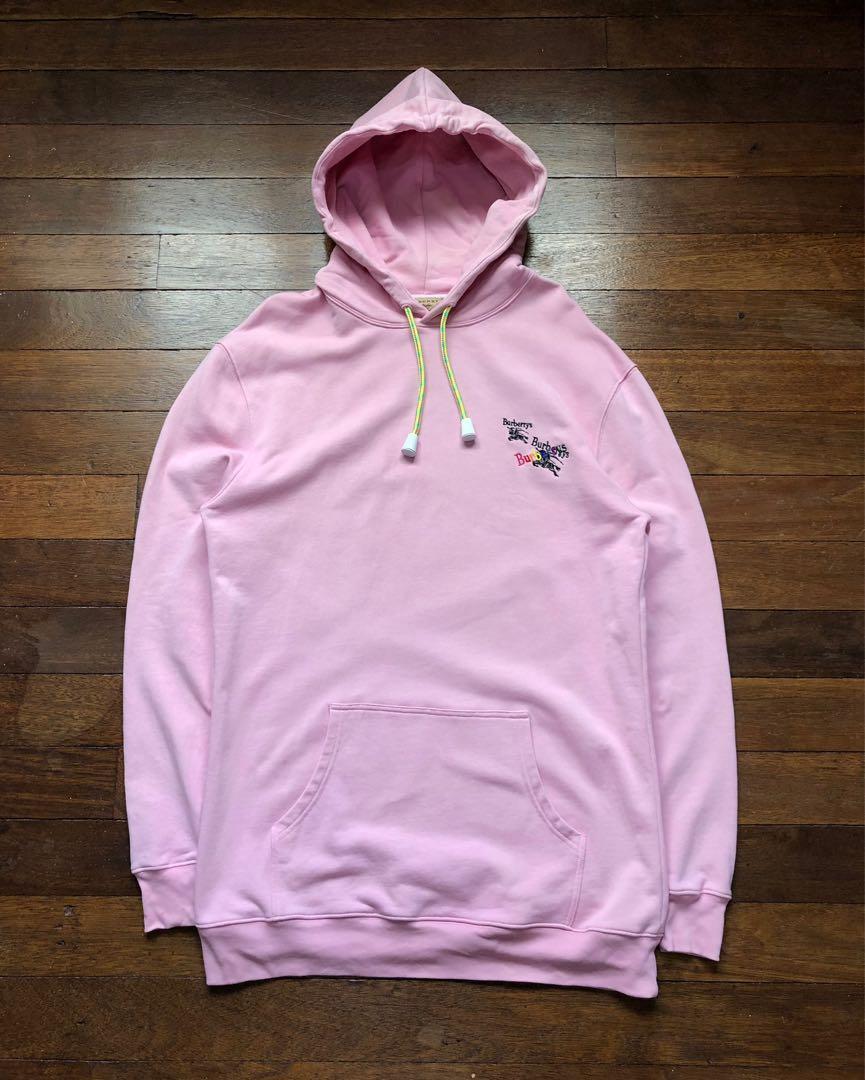 Burberry pink elison hoodie, Men's Fashion, Tops & Sets, Hoodies on  Carousell