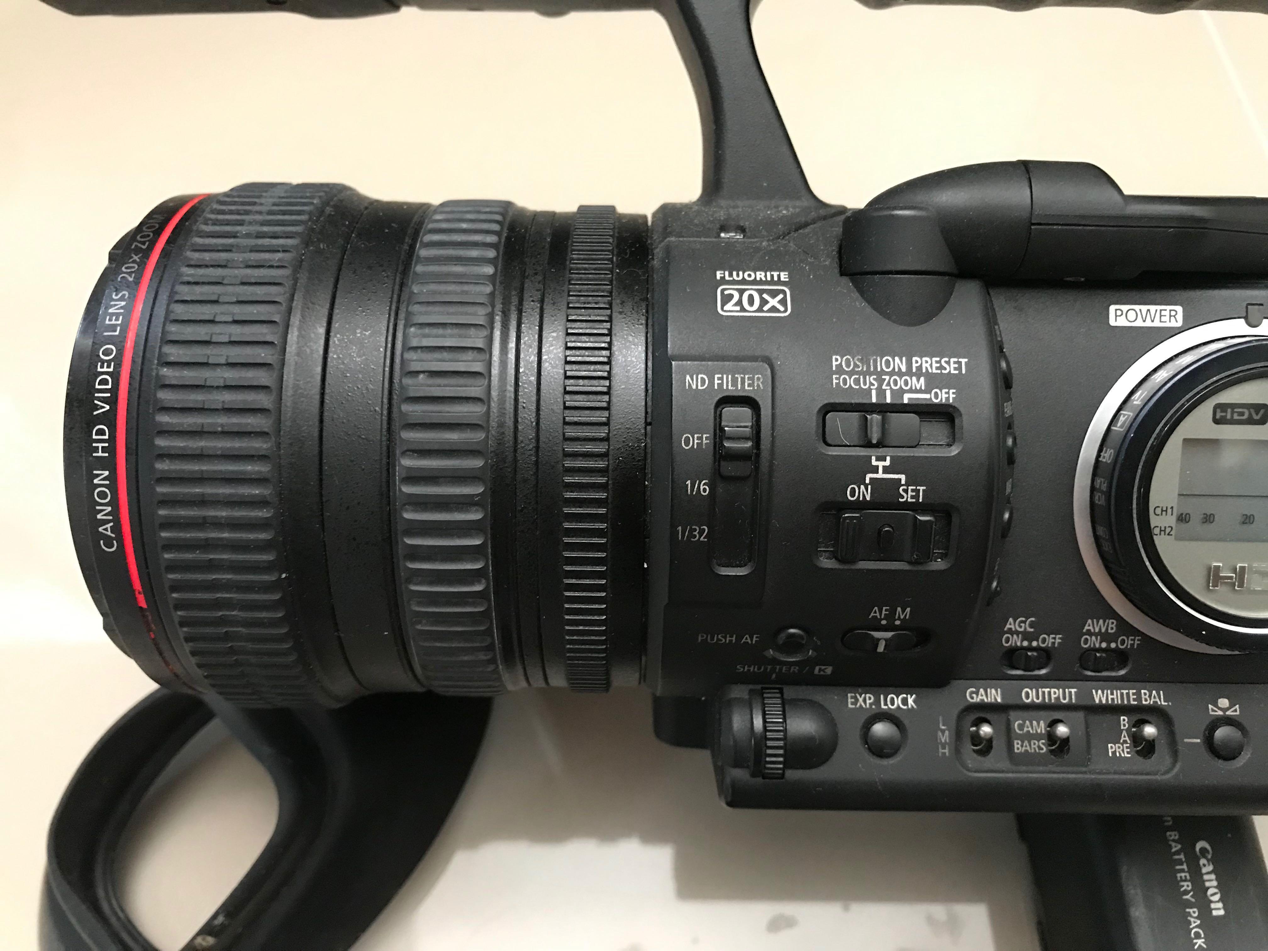 Canon XHA1 HDV零件機, 攝影器材, 攝錄機 Carousell