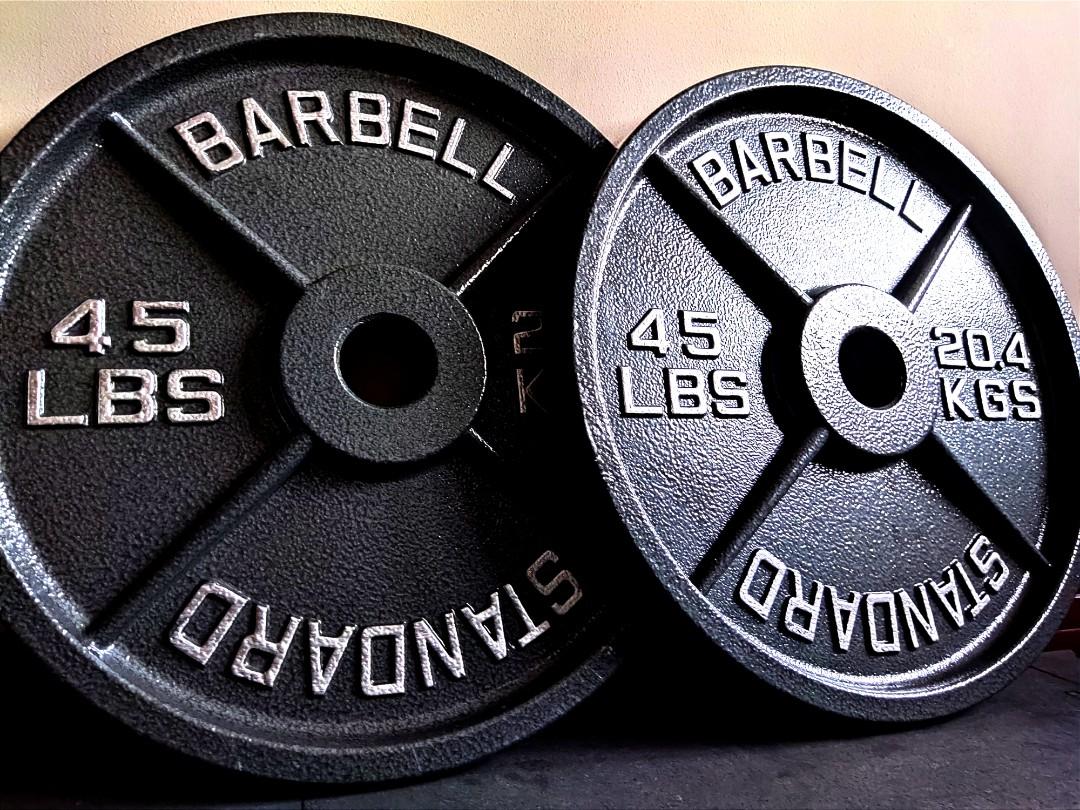 Cast Iron Plates (Category: Weights & Dumbbells) located in Quezon City. Submitted by goldsiy456 (Listing ID 1167848603, Image 1). Description: Cast Iron Plates for Olympic Barbell Available in 45, 10,5,2.5 Lbs.