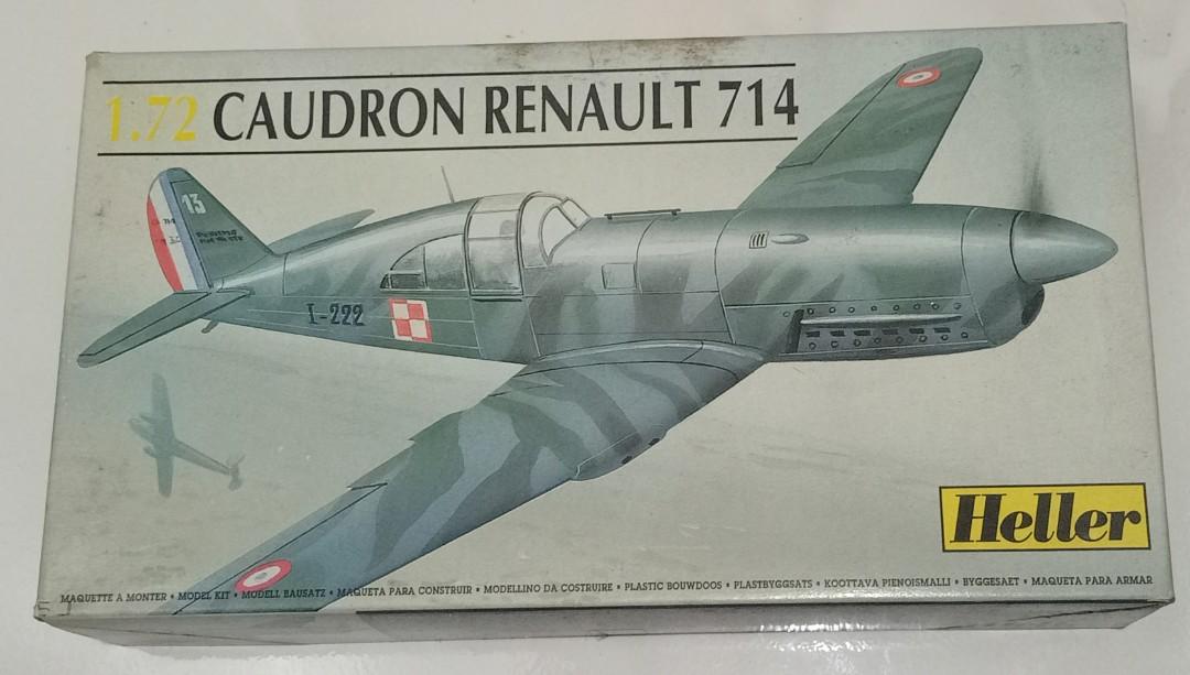 Caudron Renault 714 Scale Model (Category: Vehicle & Diecast Models) located in San Fernando. Submitted by gelo.archive (Listing ID 1167877012, Image 1). Description: Brand: Heller Title: Caudron Renault 714 Scale: 1:72 Type: Full Kit Released: 1993 Payment Method (Payment first policy) •Palawan Express • Pay Maya .