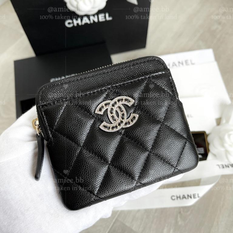 Brand New Chanel Zipped Coin Purse in GHW, Luxury, Bags & Wallets on  Carousell