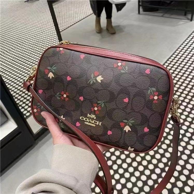 Coach camera sale bag floral