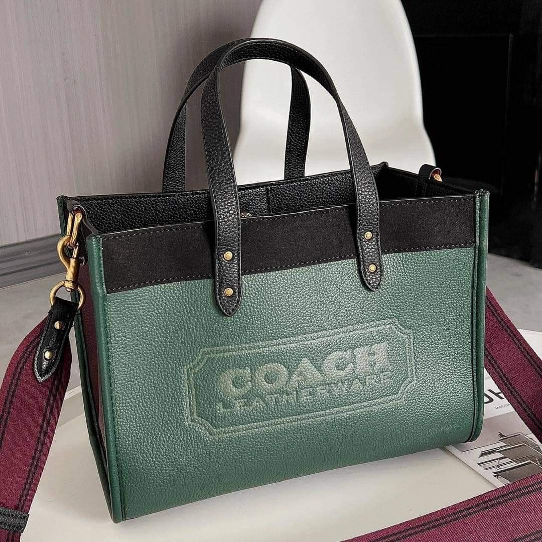 Coach Field Tote 30 in Colorblock With Coach Badge, Women's Fashion, Bags &  Wallets, Tote Bags on Carousell