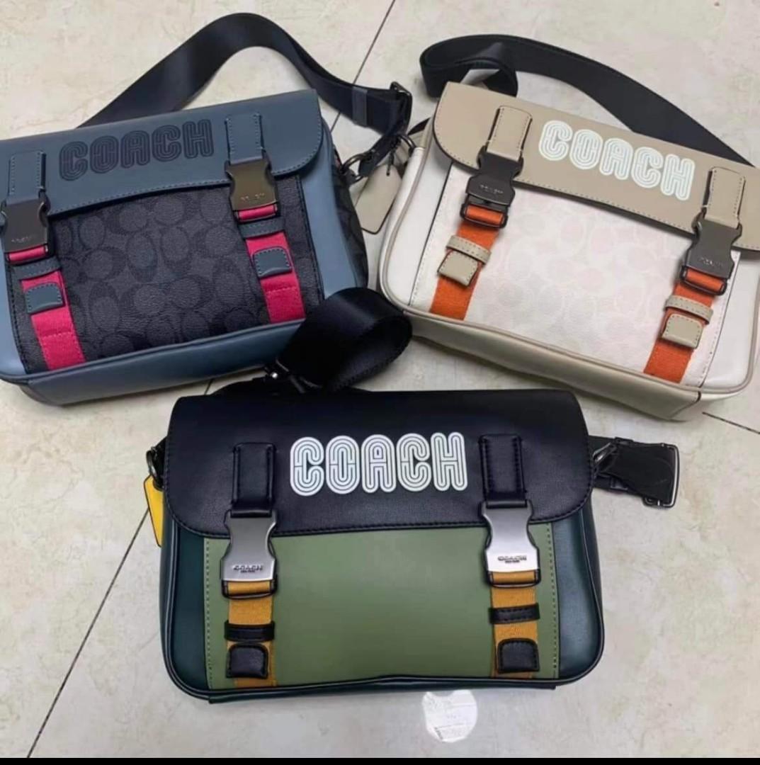 Coach Track Crossbody In Colorblock Signature Canvas UNISEX, Men's Fashion,  Bags, Sling Bags on Carousell