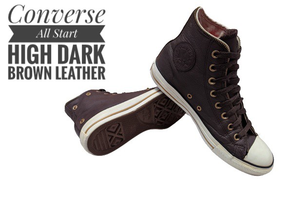 dark brown chucks