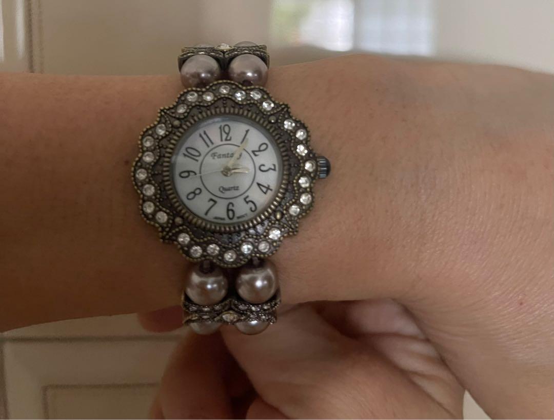 Beaded watch hotsell