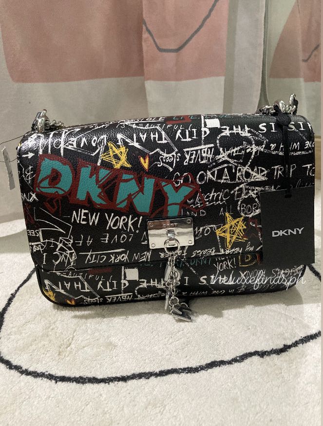 Dkny graffiti on sale crossbody bag