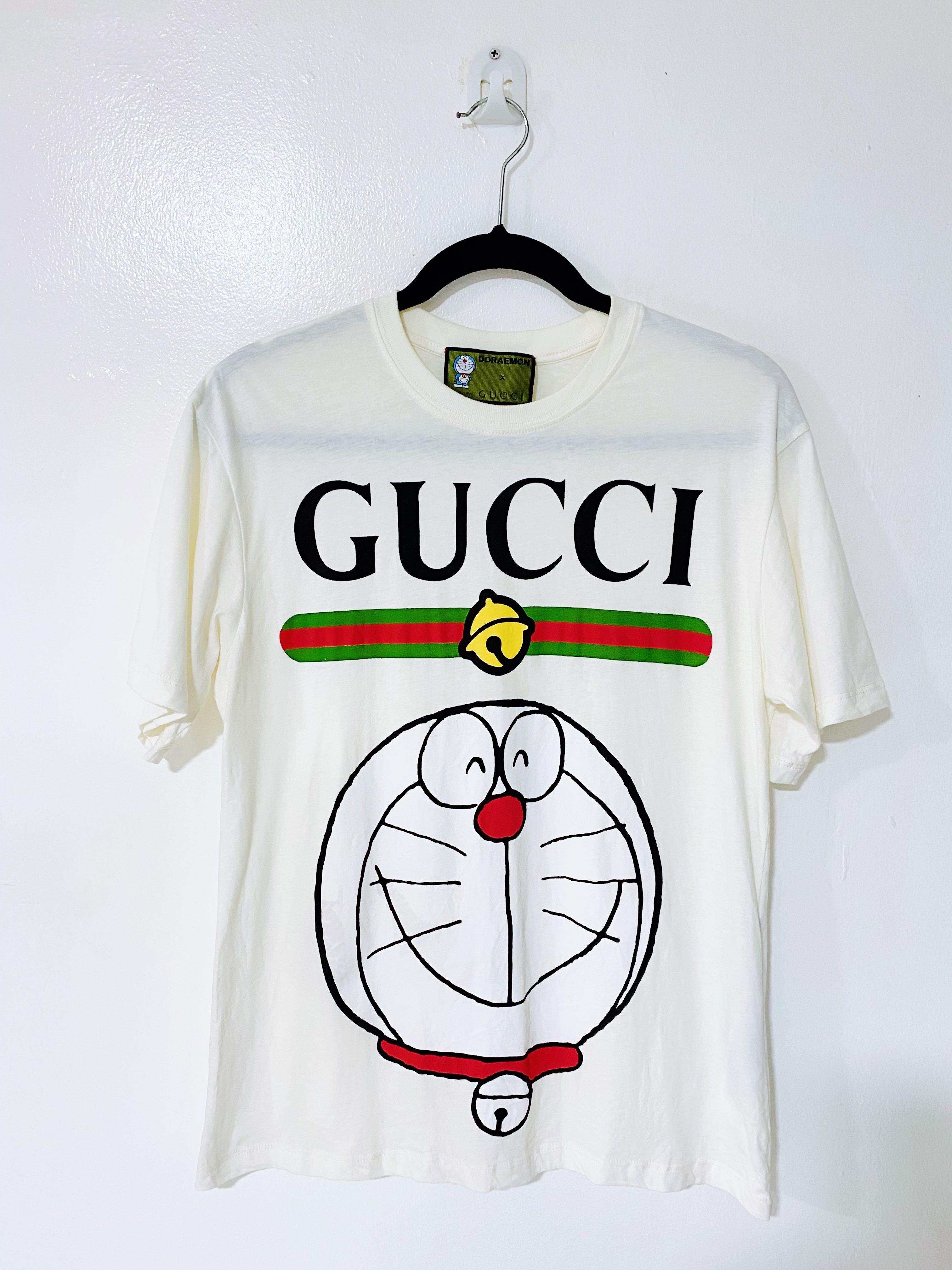 ⚜️Doraemon x Gucci, Luxury, Apparel on Carousell