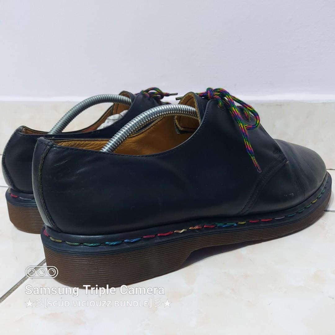 Dr Martens 1461 Rainbow Stitch MIE 12UK Men s Fashion Footwear