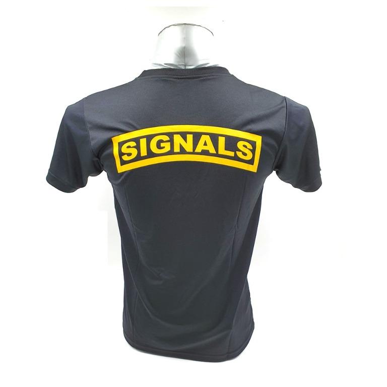 Dri Fit Army SAF Signal Signals T Shirt Men s Fashion Activewear on Carousell