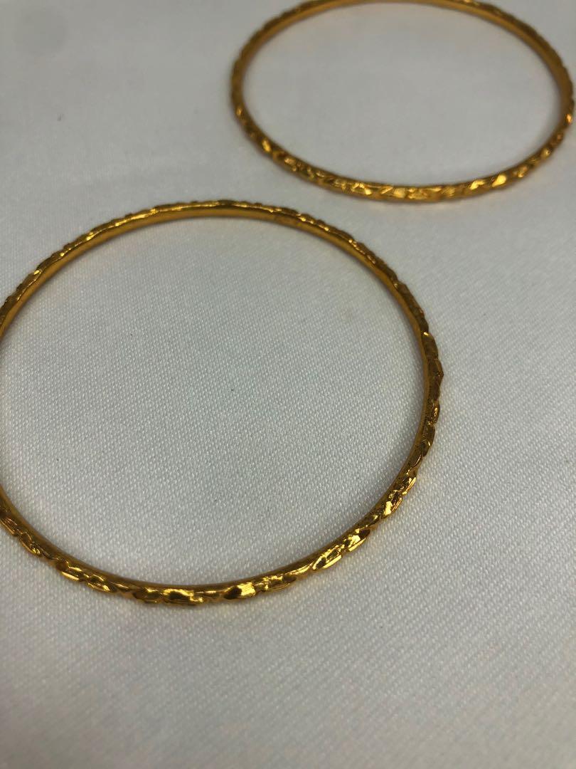 Fake gold clearance bangles