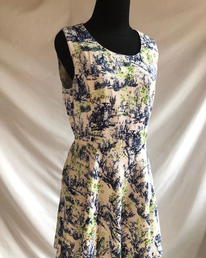 Floral Dress | Thrift, Fesyen Wanita 