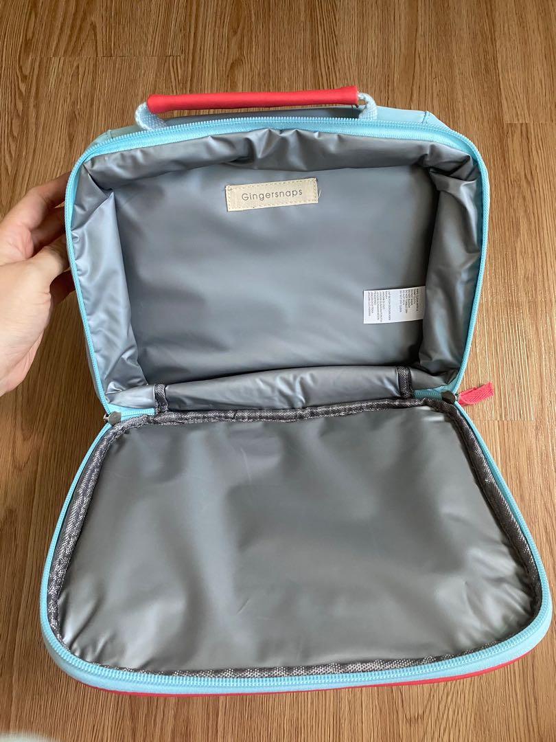 Gingersnaps Sequined Insulated Lunch Bag (Category: Diaper Bags & Wetbags) located in Manila. Submitted by noextraspace (Listing ID 1167852589, Image 3). Description: H - 20.32cm L- 25.4cm W - 8.89cm.