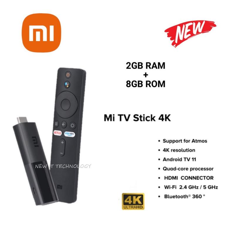 Xiaomi Mi TV Stick 4K Global Version Android TV11 Quad-core 2GB