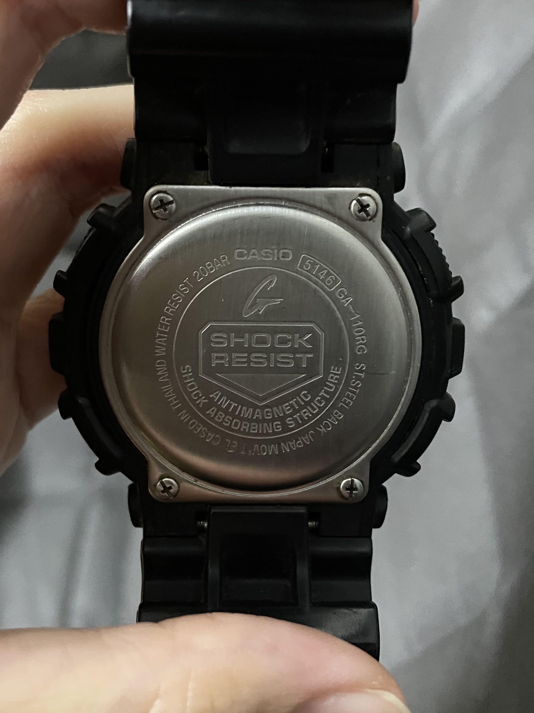 Casio wr20bar shock resist sales