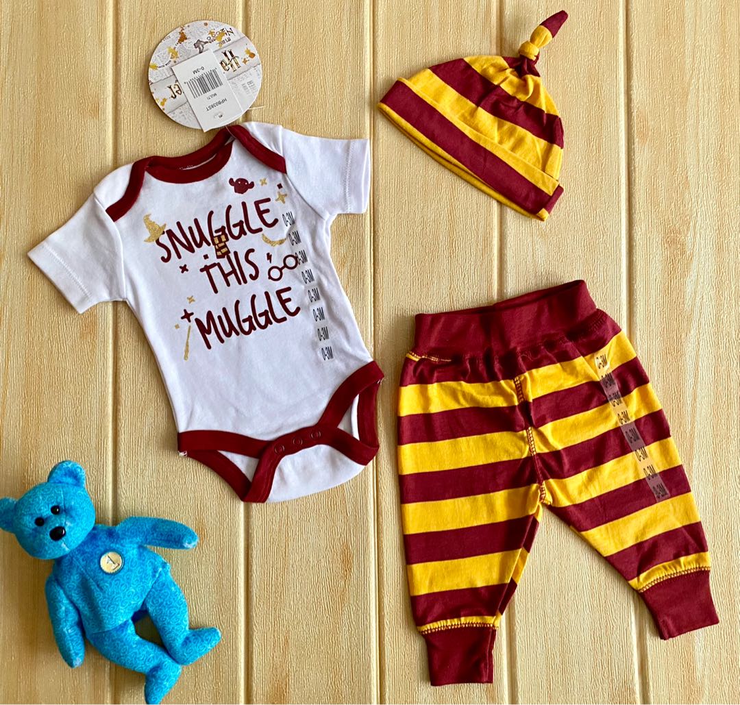 Harry Potter Baby Milestone OOTD, Babies & Kids, Babies & Kids Fashion