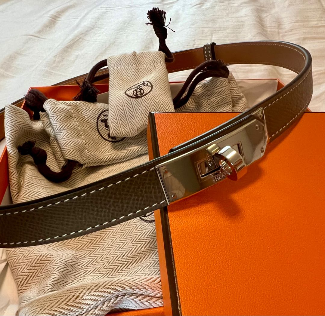 Hermès Kelly 18 Belt, Étoupe