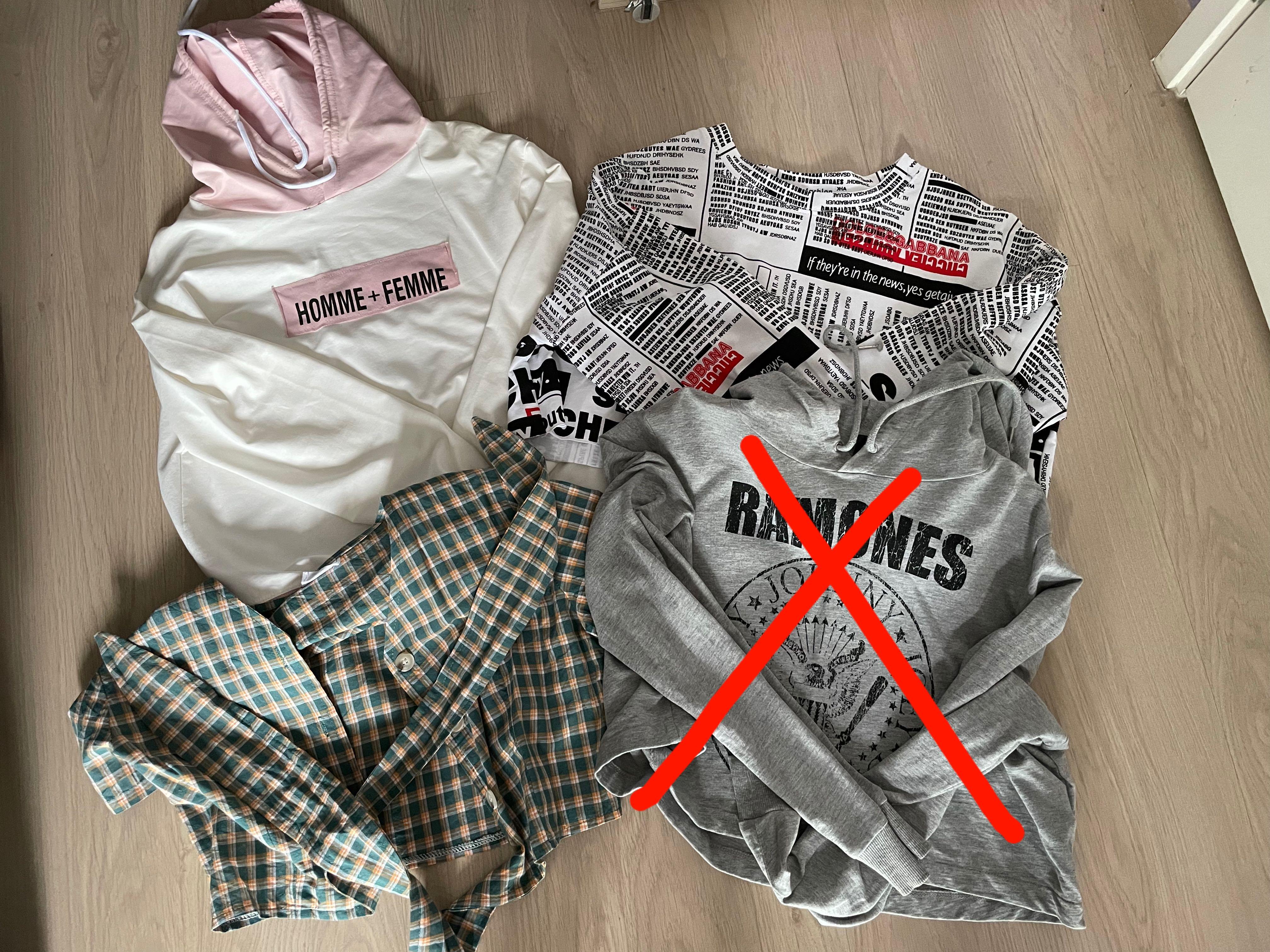 HOODIES, TSHIRTS, CROP AT $5 ONLY FROM DIFFERENT BRANDS, Women's