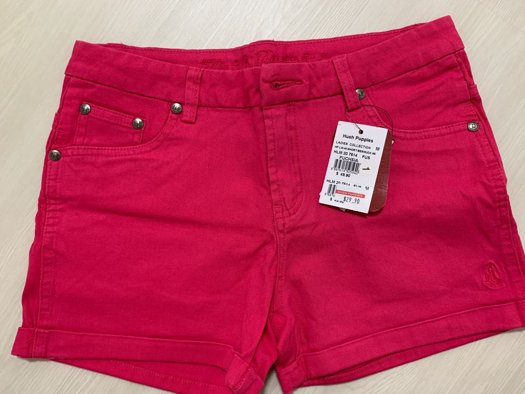 Hush Puppies Pink Shorts M Size Women s Fashion Bottoms Shorts on Carousell