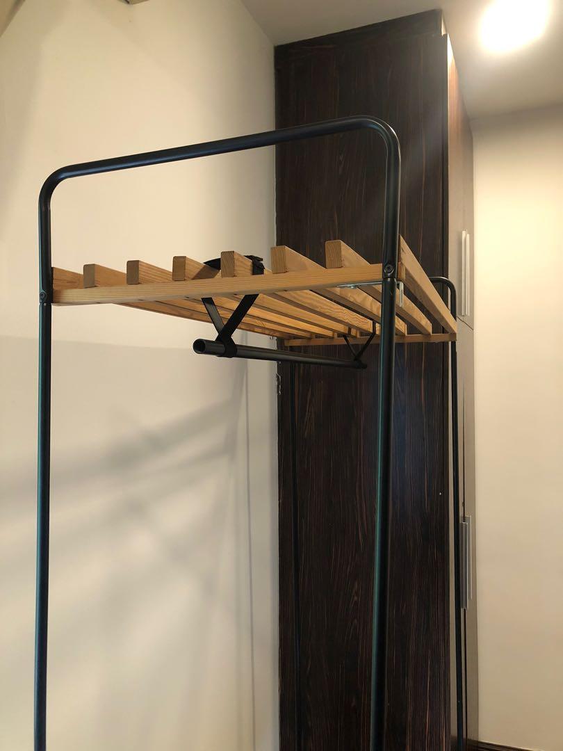 IKEA clothing rack, Furniture & Home Living, Furniture, Shelves