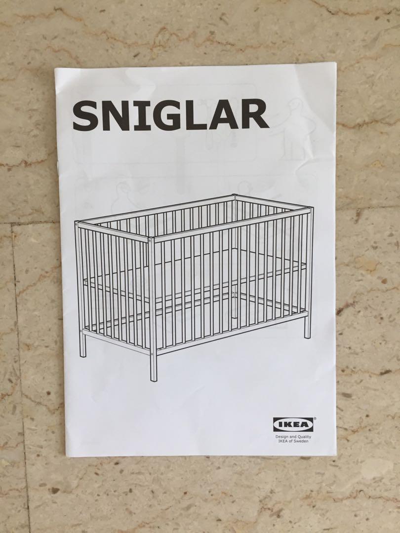 Ikea Sniglar Crib bed, Babies & Kids, Baby Nursery & Kids Furniture