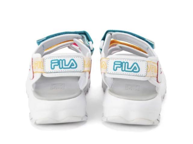 Ready stock Japan Fila rainbow sandals