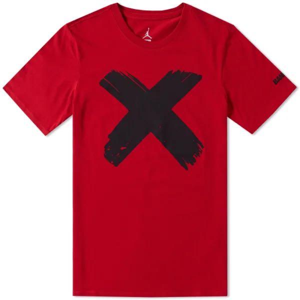 Jordan banned red t shirt Men s Fashion Tops Sets Tshirts