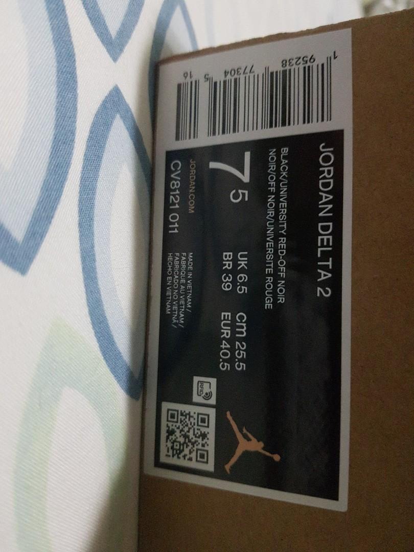 Jordan delta 2, Fesyen Pria, Sepatu , Sneakers di Carousell