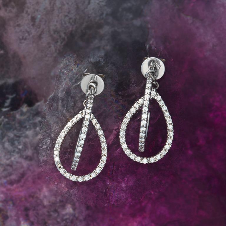 Gold drop hotsell down earrings