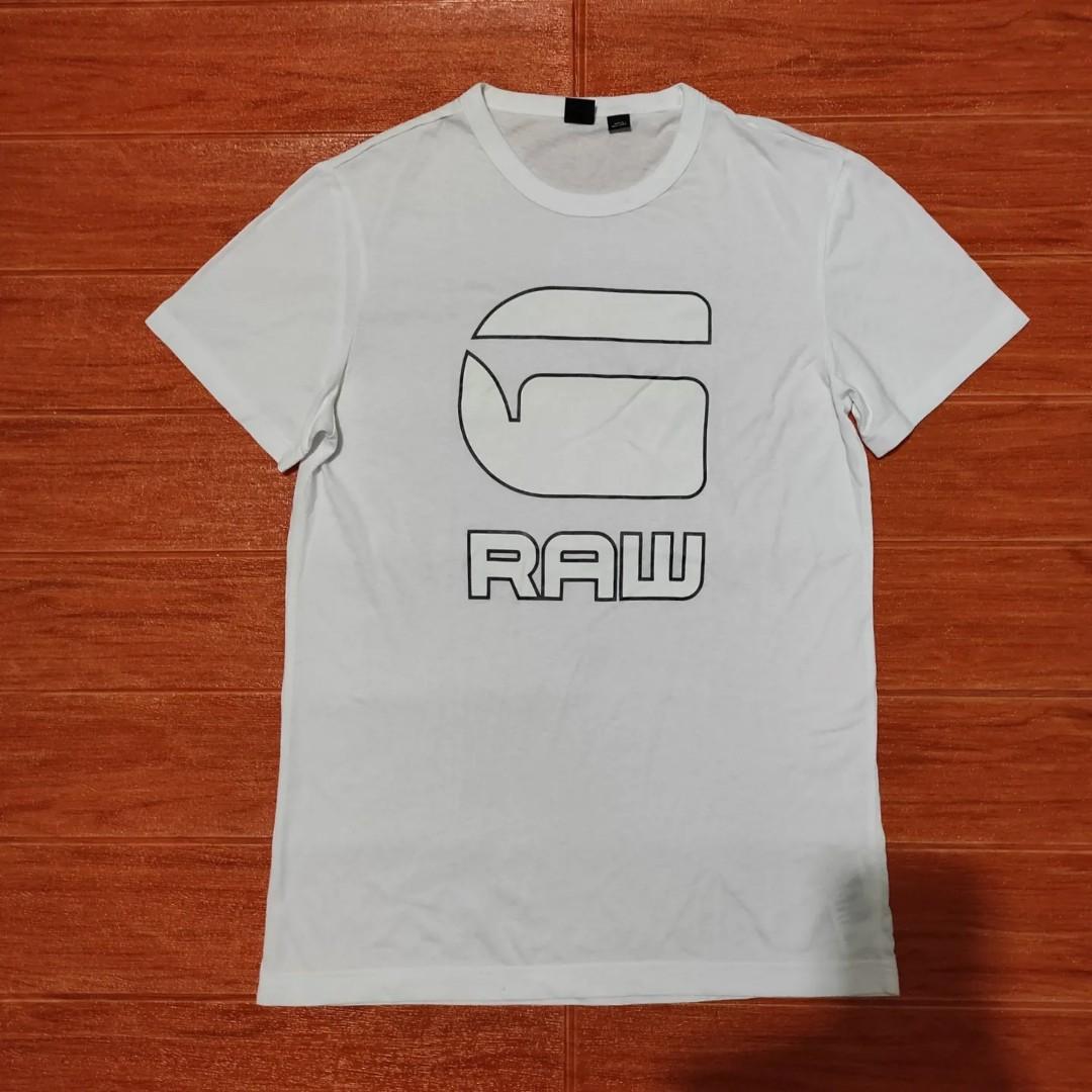 Kaos G-Star Raw, Fesyen Pria, Pakaian 
