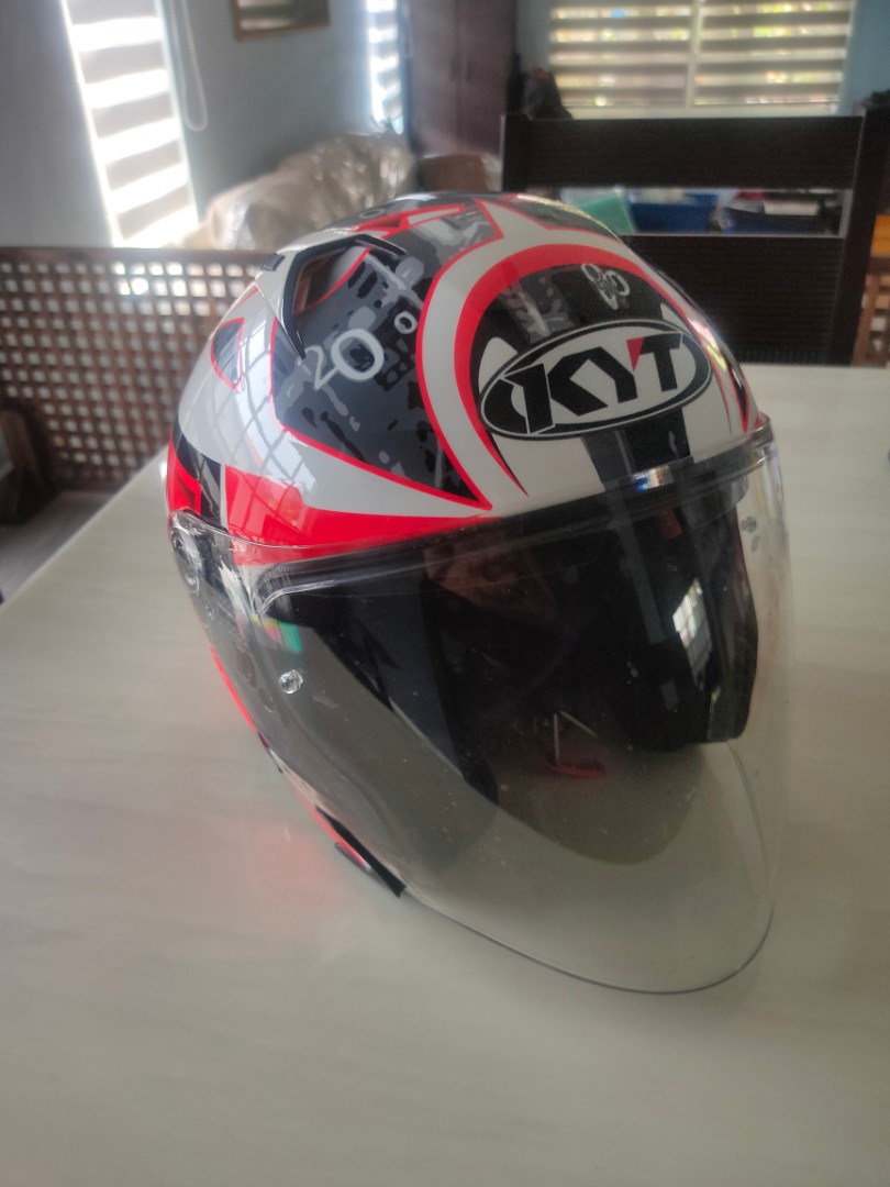 KYT NFJ Fabio Quartararo Helmet, Motorbikes on Carousell