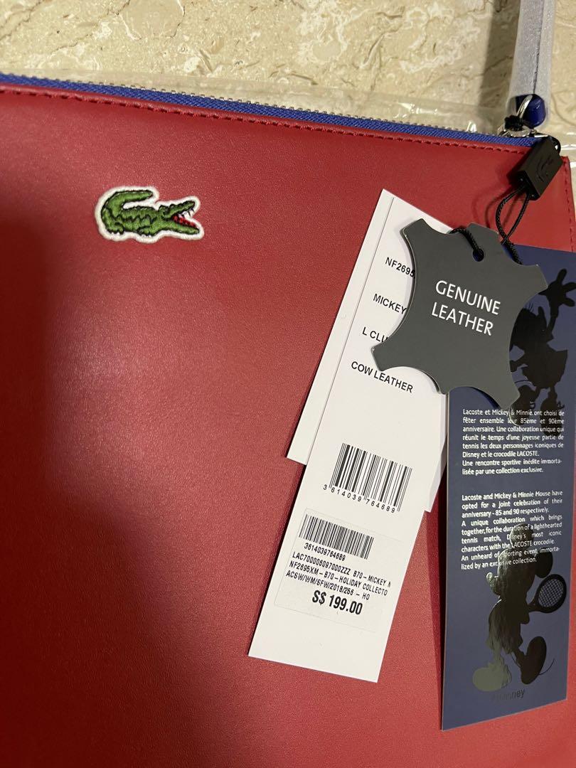 Lacoste X Disney Mickey Mouse Clutch unisex