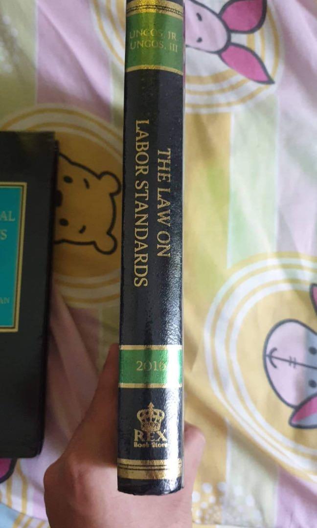 Law books (Category: Textbooks) located in San Fernando. Submitted by ThrifinityandBeyond (Listing ID 1167907818, Image 3). Description: For sale: ROC 2016-350 The law on labor standards by Ungos 2016-350 Reviewer in special commerical laws by aquino- tambasacan 2018 - 350 Mop: gcash MOD: shipping via jrs, jnt or gogo express.