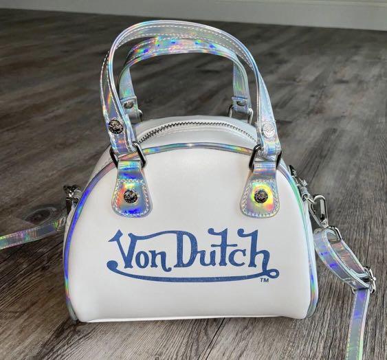 Looking For Holographic Von Dutch Bowling Bag Women s Fashion
