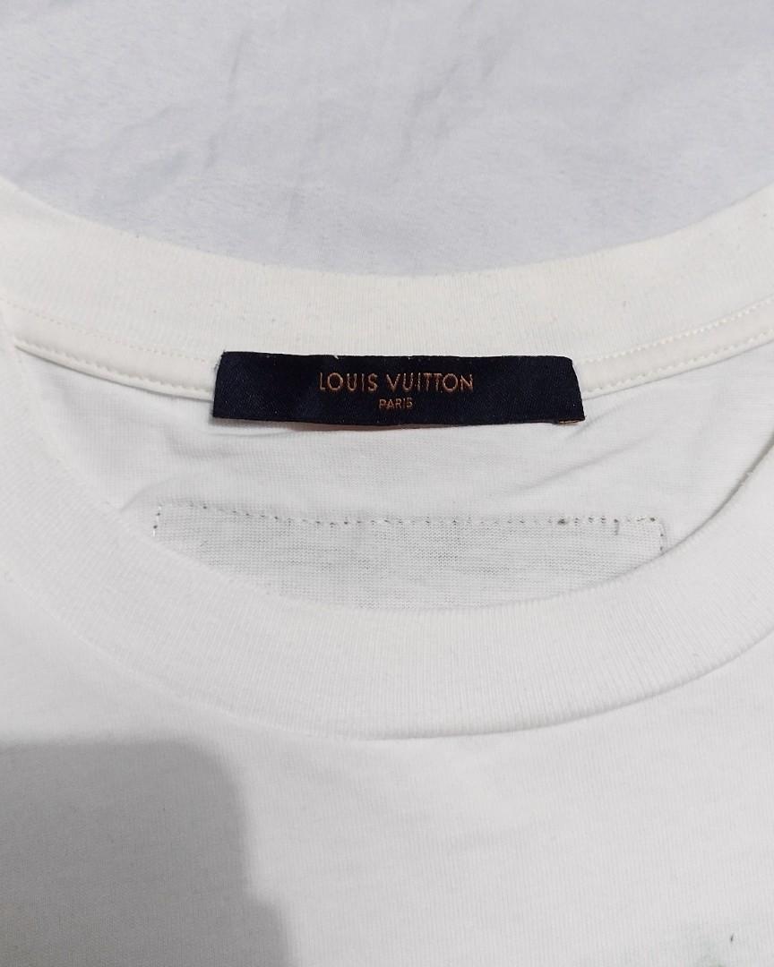 Louis Vuitton White Logo Monogram Black Polo Shirt - Tagotee