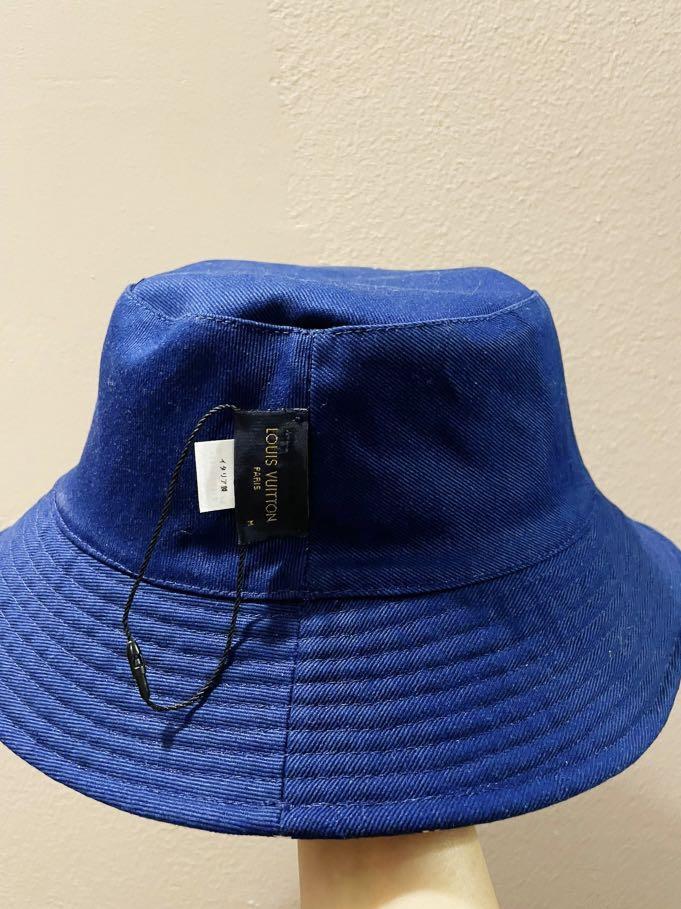 LV Monogram Essential Bucket Hat, 名牌, 飾物及配件- Carousell