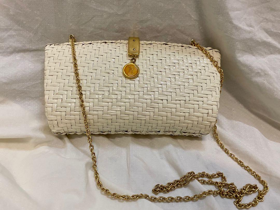 Vintage outlet rattan bag