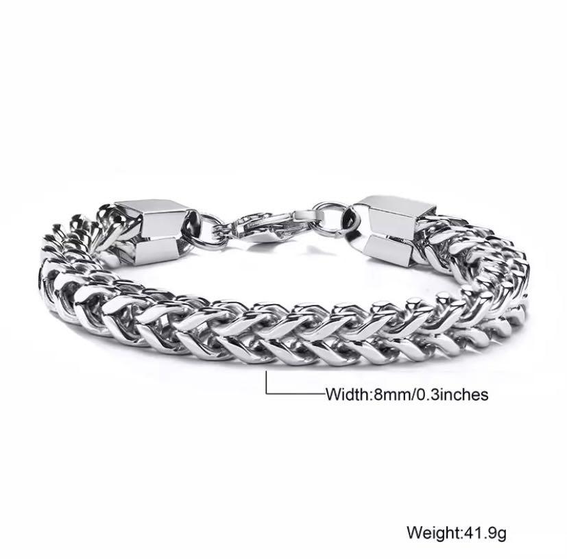 Men's foxtail top chain bracelet