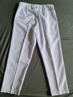 Men's white pants uniform