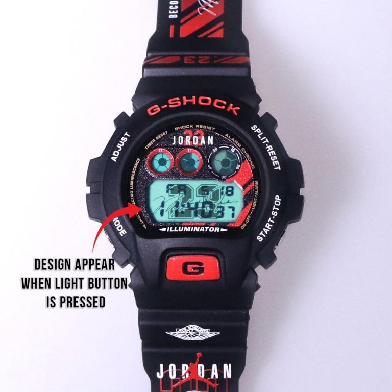 Michael Jordan Michael Jordan Black Black Series G Shock DW6900 Watch Special Custom Gshock Custom Watch Chicago Bul Men s Fashion Watches Accessories Watches on Carousell