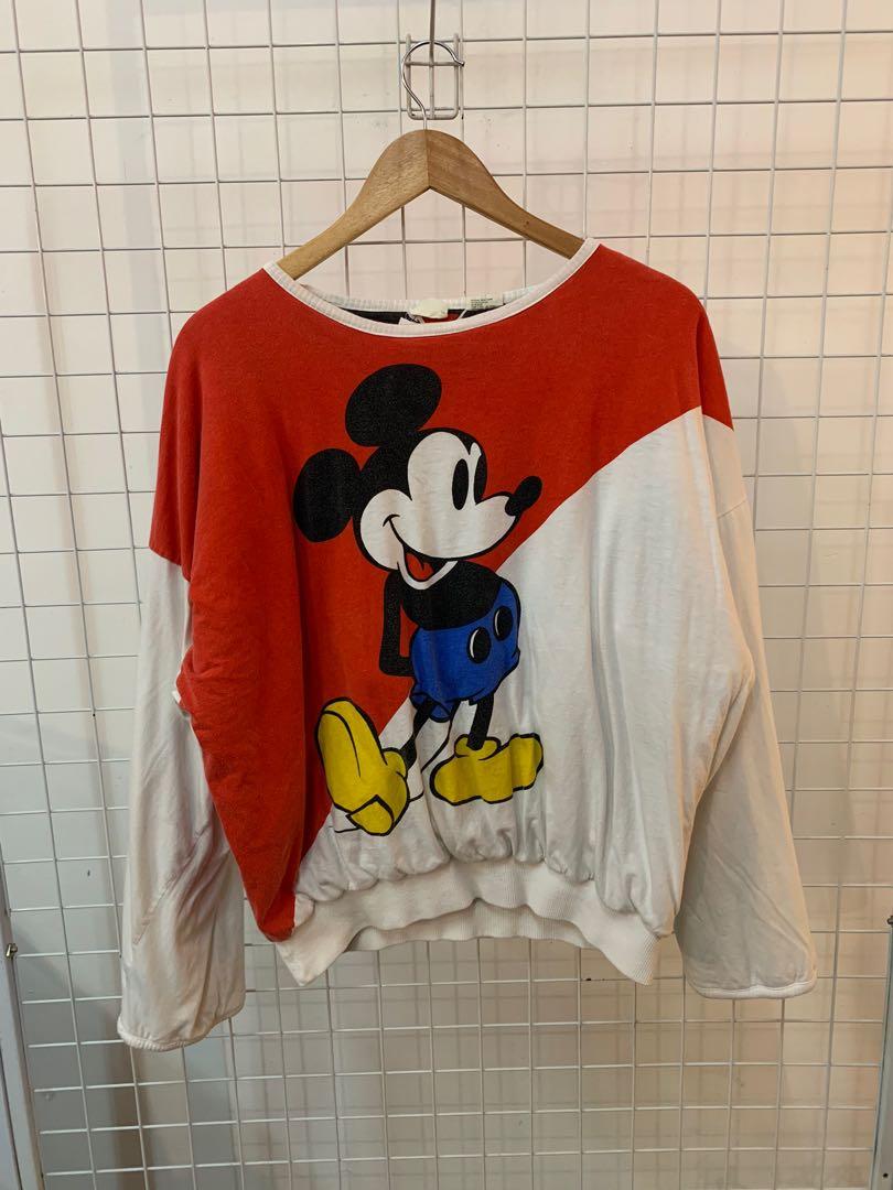 Mickey mouse reversible sweatshirt deals
