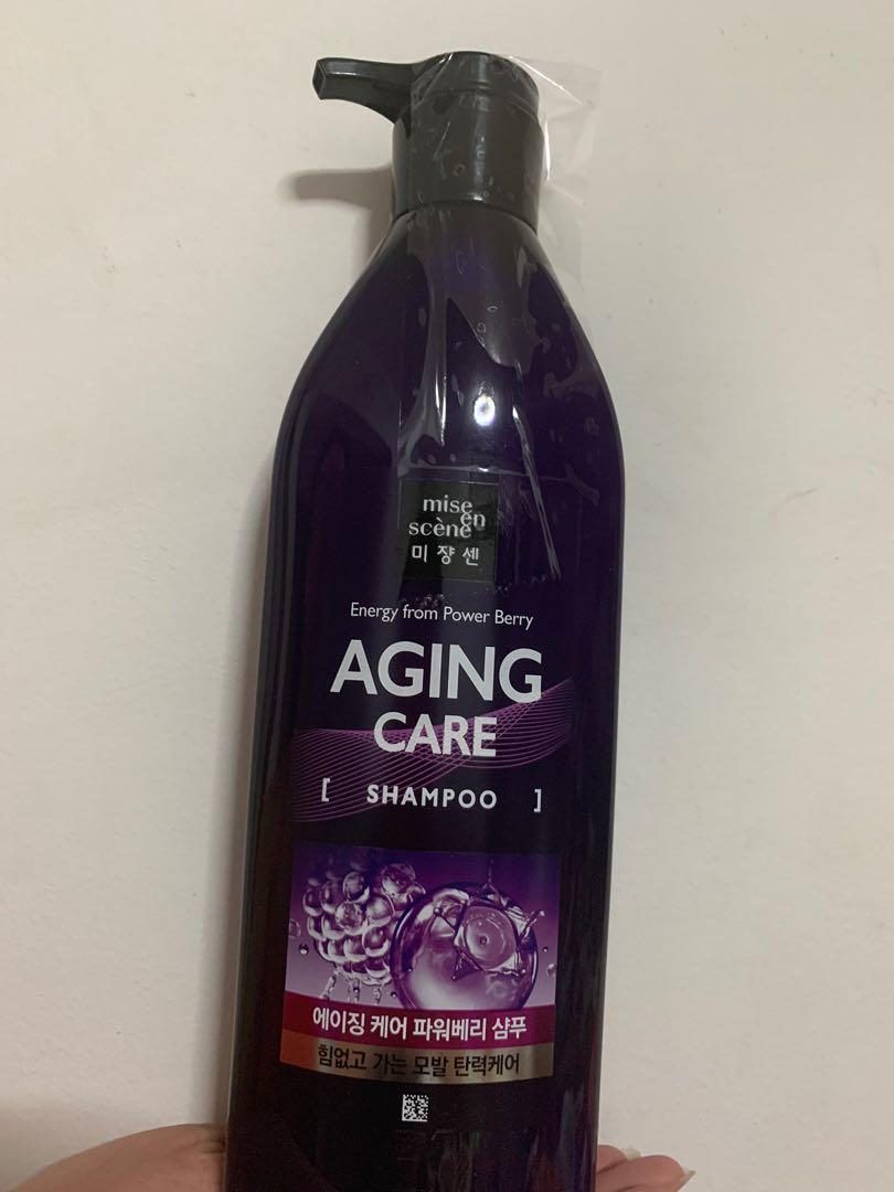 Mise en Scene Aging Care Shampoo, Beauty & Personal Care, Hair on Carousell