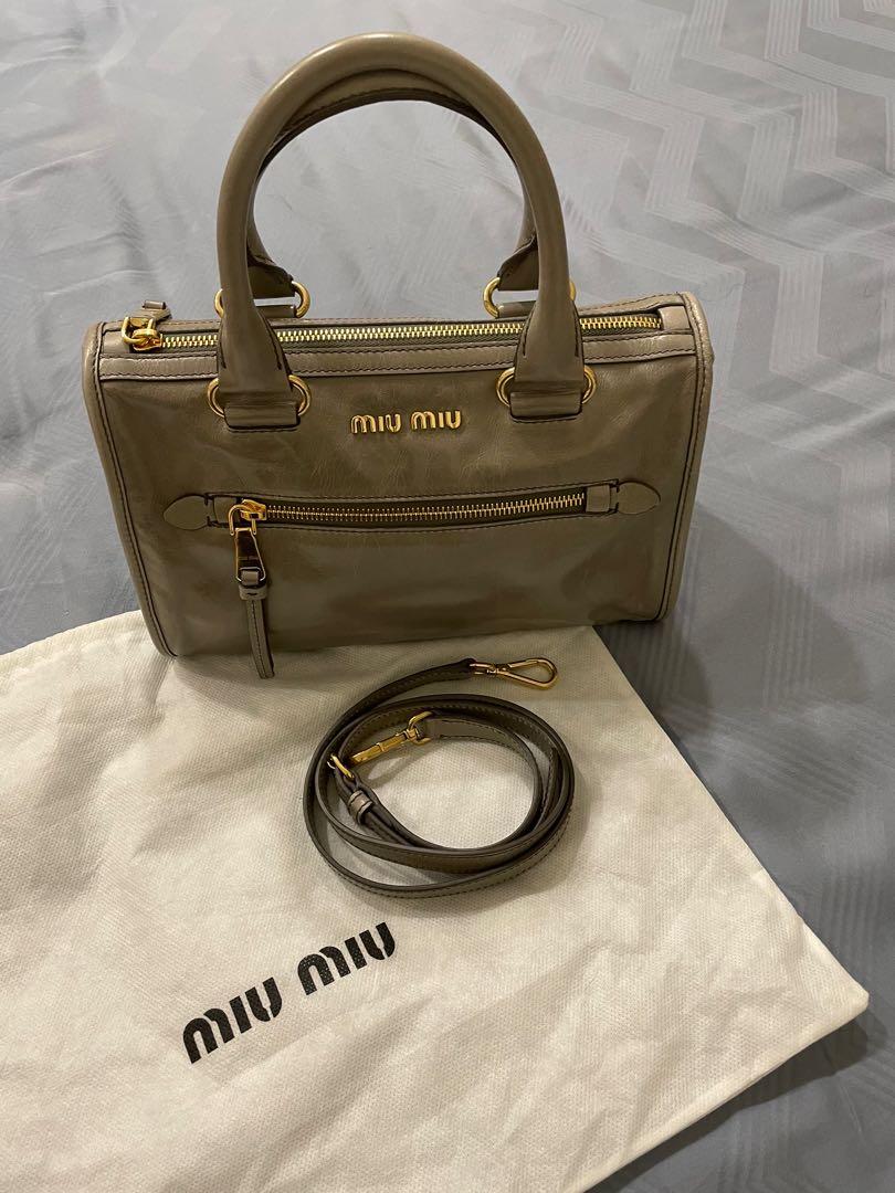 Miu Miu Bauletto Vitello Shine Bag Review 