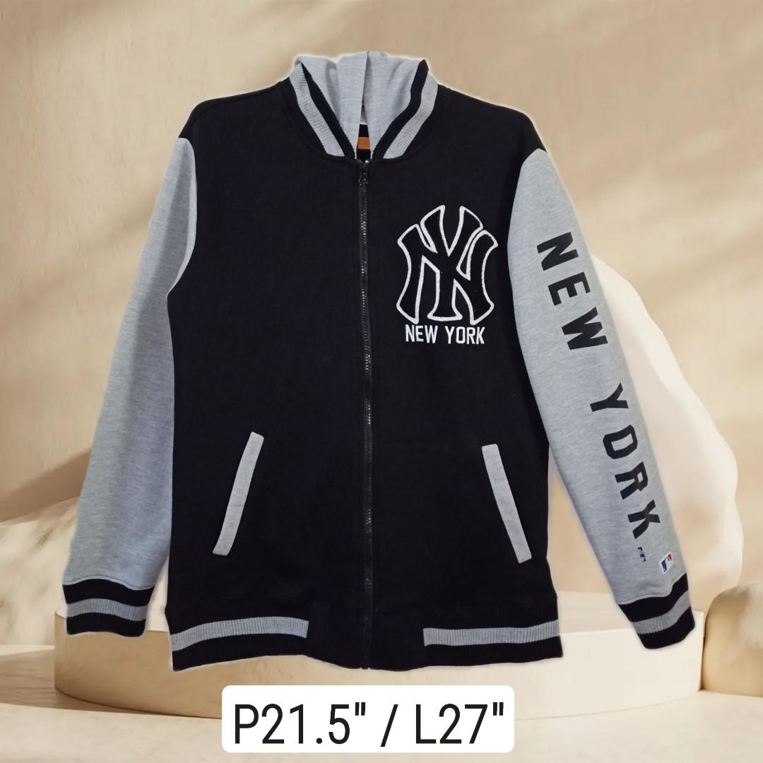 MLB Zipper Varsity Jacket with Hoodie Men s Fashion Coats