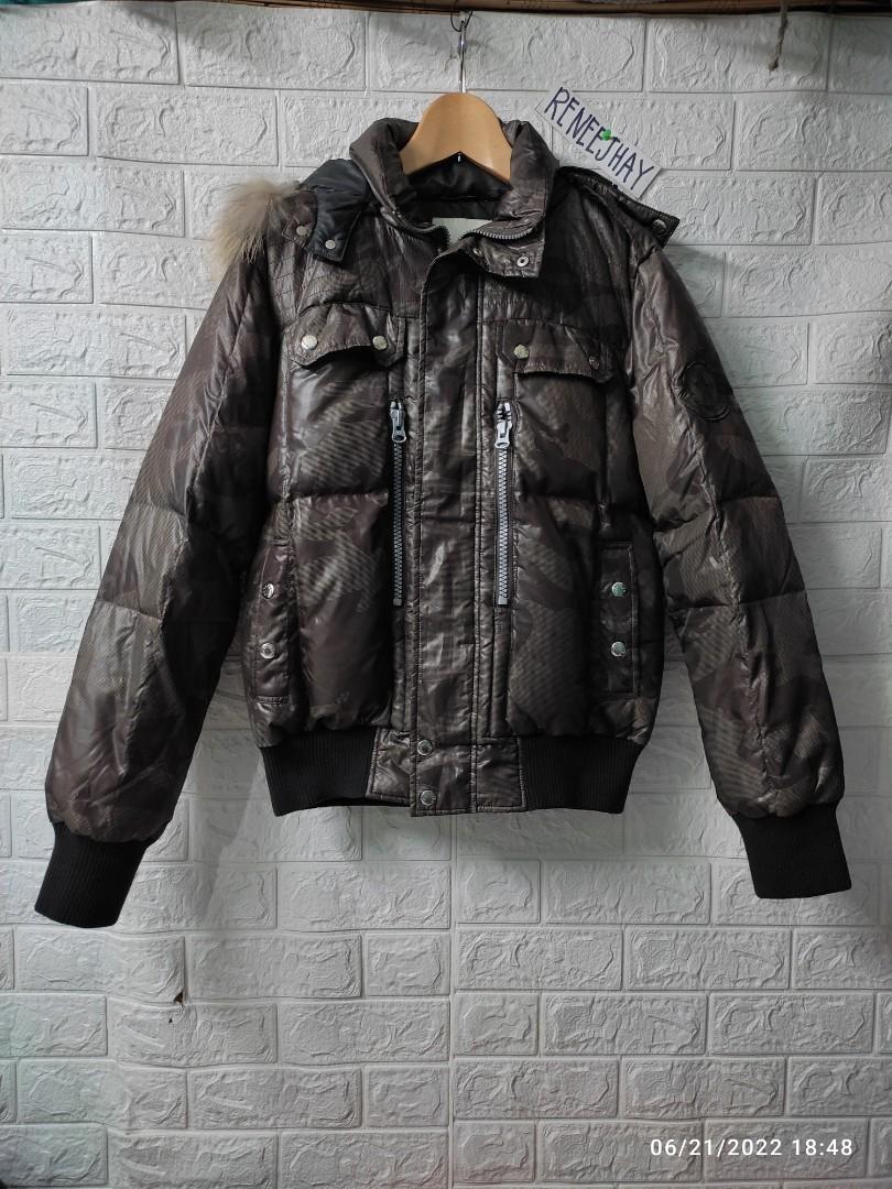 Moncler camo shop puffer jacket
